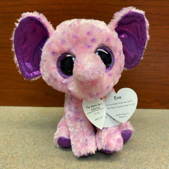 Ty Beanie Boo Eva the Elephant - Picture 5 of 8